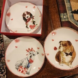 Pier one  valentine 5 plates